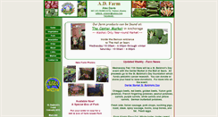 Desktop Screenshot of adfarmorganic.com